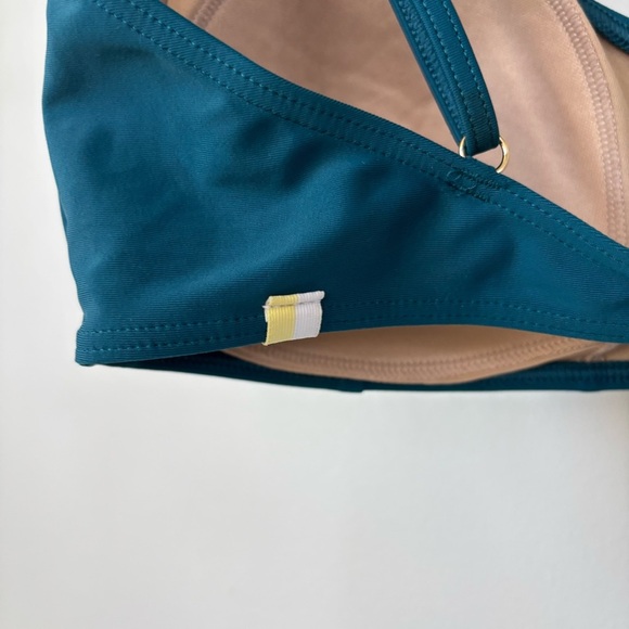 Summersalt Teal Bikini Top Size 8 - Picture 3 of 6